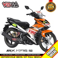 Decal Mx King 150 Full Body Stiker Mx King 150 Full Body Striping Mx King 150 Variasi FIAT Motogp