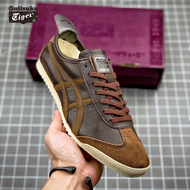 Onitsuka Tiger Shoes Outdoor Sports Shoes Running Jogging Shoes Low Top Casual Leather Soft Soles Comfortable Light Breathable Walking Shoes