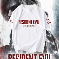 Resident Evil 9 Requiem RE9 Grace Game T Shirt Printed Cotton Round Neck Casual Unisex Lelaki Wanita