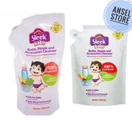 Sleek Baby Bottle, Nipple And Accessories Cleanser 450ml + 20% / 900ml