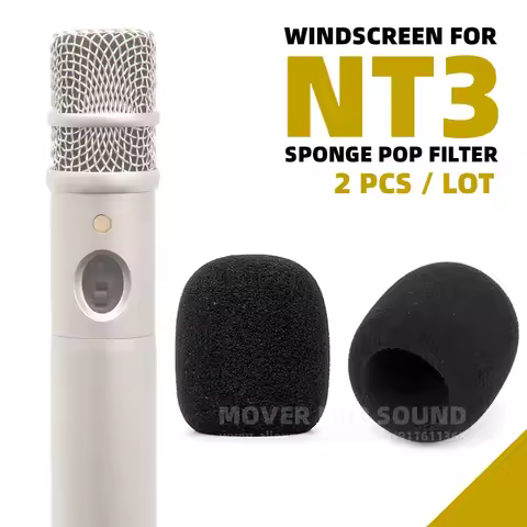 For RODE NT3 NT 3 Microphone Windscreen Windshield Sponge Windproof Foam Condenser Mic Cover Wind Sh