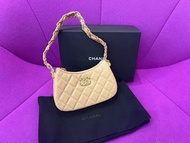 Chanel hobo 23k奶茶色｜全新正版正貨