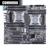 เมนบอร์ด HUANANZHI X10 X99 16D E-ATX LGA 2011-3 DUAL CPU WORKSTATION SERVER MAINBOARD MOTHERBOARD