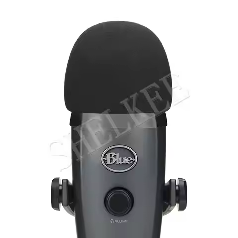 SHELKEE Foam Microphone Windscreen for Blue Yeti Nano,Yeti Nano condenser microphones- as a pop filt