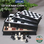 Large, Medium, Small Sato Magnet Chess Set - High-End Chess Board And Chess Board Cum Box