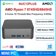 NUC13 Plus AMD Ryzen 7 8745HS/8845HS MINI PC 2*DDR5 M.2 2280 NVME WiFi 6 BT5.2 Office PC
