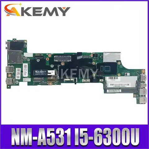 For Lenovo Thinkpad X260 Motherboard NM-A531 i3 i5 i7 6th Gen 01HX025 01HX03501EN193 00UP200 00UP188