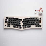 ABM066 Alice Mechanical Keyboard แบบสามโมดอล พร้อมชุดตัวอักษร Bluetooth via Customization ที่เงียบขึ