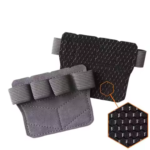 Leather Weight Lifting Training Gloves Palm Protection Women Men Fitness Sports Gymnastics Grips Pul