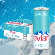 【限量優惠８９９元】法國 evian 依雲氣泡礦泉水 330ml