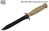 【angel 精品館 】 葛拉克 Glock FM 81 軍用刺刀(狼棕色柄)-電著塗裝(EDP) 12185