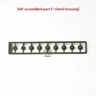 Phụ kiện xe tăng Henglong 3889-1 Leopard 2a6 Bộ hoàn chỉnh các bộ phận trang trí tự động nhãn dán đồ