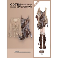 Xinjiang Women's Summer Skirt & Dress Set - Bohemian Style Matched Outfit
