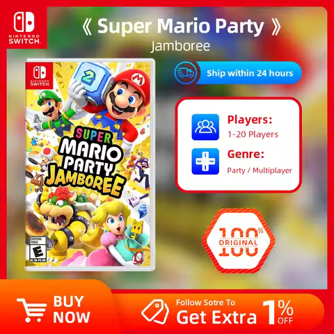 Nintendo Switch Super Mario Party Jamboree Game Deals Physical for OLED Switch Lite Switch Game Card