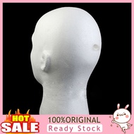 [Ready stock]  Male Mannequin Head Foam Wig Stand Manikin Head Wig Cap Holder for Store Salon Home