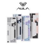 AULA F99 Gasket Mechanical Keyboard Thai Keys 8 000mah Battery 2-Year Center