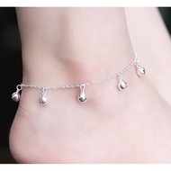 Gelang Kaki Fashion Silver Chain Anklet for Women Ankle Foot Jewelry Girl Present bell Gelang kaki a