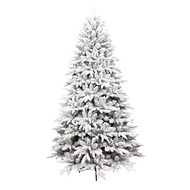 🎄Christmas Tree Green and White 2.1M 6.9Ft Decoration 1200 Tips PVC Tree Metal Construction Decorati