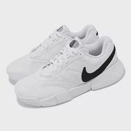 Nike 網球鞋 Wmns Court Lite 4 女鞋 男鞋 白 黑 皮革 網布 抓地 耐磨 運動鞋 FD6575-100