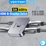 Vention HDMI switch 1 Input 2 Output / 2 In 1 Out HDMI Converter for PS4 Monitor TV box