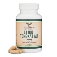 Double wood LJ100 Tongkat Ali Extract Double Pack 100 mg 120 Capsules อาหารเสริม Longjack ดูแลร่างกา