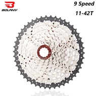 【Electtonic Mall】BOLANY 9 Speed Cassette 42T Cassette MTB Cassette 9Speed Cogs