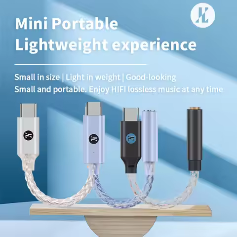 JCALLY JM20/JM20 PRO/JM20 MAX High Performance DAC decoder Type-C to 3.5mm Headphone Amplifier Adapt