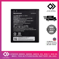 COMPATIBLE FOR LNOVO A6600 / A6000 / A6010 / K3 / K30-T / K30-W / M631 / YES ALTITUDE / YES GURU (BL
