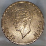 香港 硬幣1 1951年 伍毫 五毫 5 毫 Fifty Cents 50 Cents #42plastic