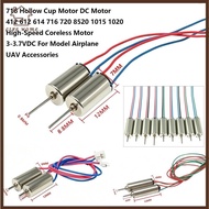 YELGIRL DC Motor, Metal 412 612 614 716 720 8520 1015 1020 High-Speed Coreless Motor,  Multistyles 7