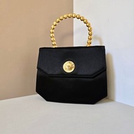 絕版中古包 Celine按壓星球黑金色凱莉包 手提包 古董包 二手包