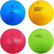 Bola Dodgeball AppleRound 8.5-inci, Pek 4 Bola dengan 1 Pam, Saiz Rasmi untuk Dodge Ball, Bola Tanga