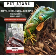Nomoy Pet reptile ecological bedding Natural Wood 5L humid tortoise snake gecko substrate reptile be