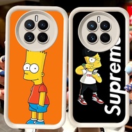 H88 The Simpsons White Casing for Realme 12X Narzo 70 N65 12 Lite 13 Plus Pro 5G