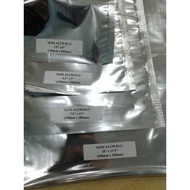 100Pcs 1 ALUM 165mm X 230mm (6.5" x 9") 1 Side Aluminium 3 Side Seal Bag Plastic Bag