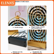 1/2 Incense Coil Holder Metal Insect Repller Incense Rack Burner Coil Stand