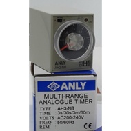 - Timer AH3-1 or AH3-2 or AH3-3 (AH3-NB) (240Vac) Anly