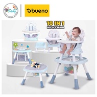 Bueno Grow360 Multifunction 10 in 1 High Chair | Baby Dining Chair | Activity Center | 6 Month to 25