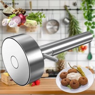 Fitow Falafel Spoon With Hole Professional Stainless Steel Spoon Food Grade Non-Stick Falafel Making