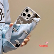 3D Diamond Letters Mirror Clear Phone Case For OPPO Reno 12 11 10 9 8 A96 A94 A93 A1 F21 F19 Pro 8Z 