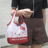 Japanese kt Cat Cartoon Portable Foldable Lunch Bag Multifunctional Beverage Milk Tea Thermos Cup Ho
