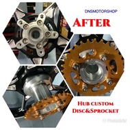 Sprocket Hub Adapter CNC Y15ZR Open Hub BM POWER