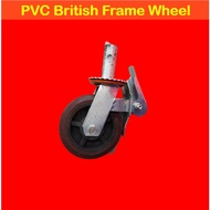 PVC Frame Wheel 6inch, 6inch screw