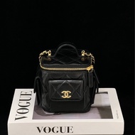 Chanel cargo 黑金小盒子口袋包 芯片款 附件：盒子/塵袋/冊子