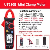 UNI-T Clamp Meter Digital UT210E UT210D AC Current Mini Clamp Multimeter True RMS Pliers Ammeter Aut