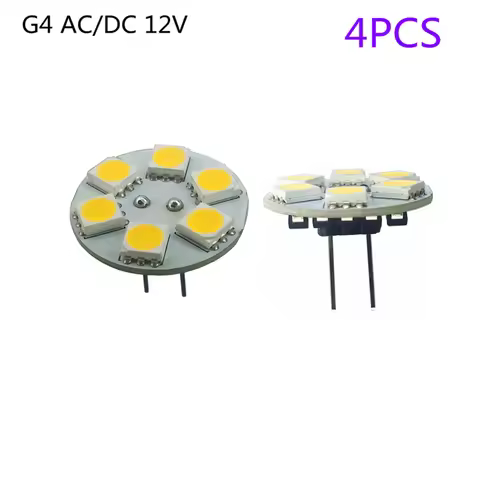 4PCS G4 AC12V LED DC12V light board Pin LED 180 degree luminous crystal bulb pendant lamp bulb 12V P
