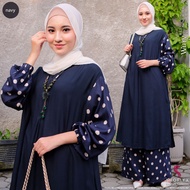 WURY#13 One Set SUPER JUMBO Terbaru 2023 Wanita Ld 130 BB 95-110 KG XXXXXL Stelan Baju dan Celana I