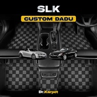 Mercedes Benz SLK - Dr Karpet Custom Fit Full Set Dadu Carpet Kereta Anti-Slip 2X Tebal