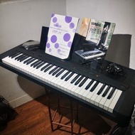 近乎全新日本製Japan Piano 61key Yamaha yamaha keyboard YPP 35 with power supply and foot pedal, soft case 電