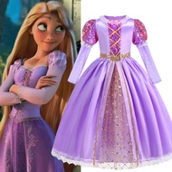 Tangled Tangled cos Costume Rapunzel Dress Girls cospaly Party Costume